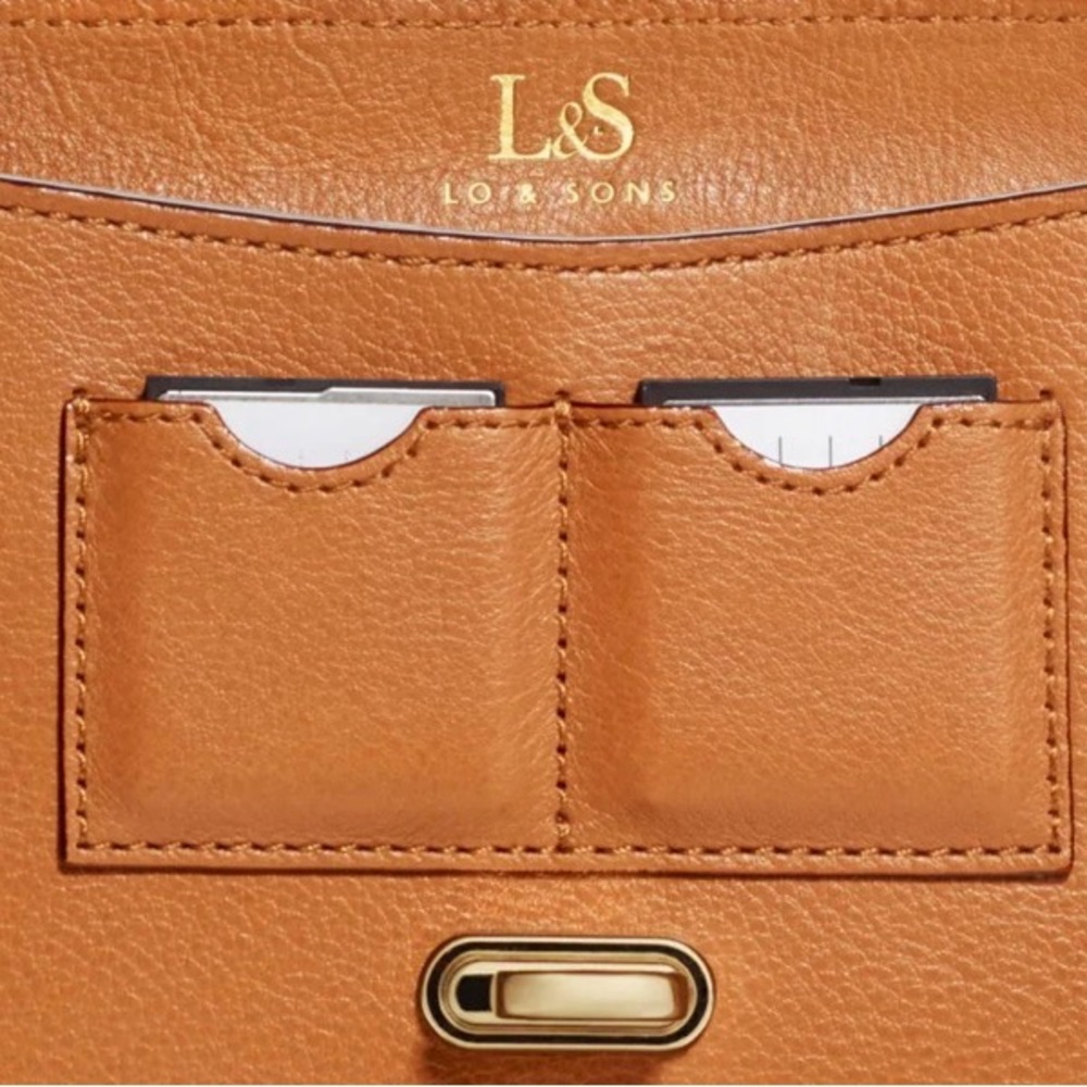 Lo & Sons Claremont Leather Sienna Crossbody Bag - Picture 5 of 11